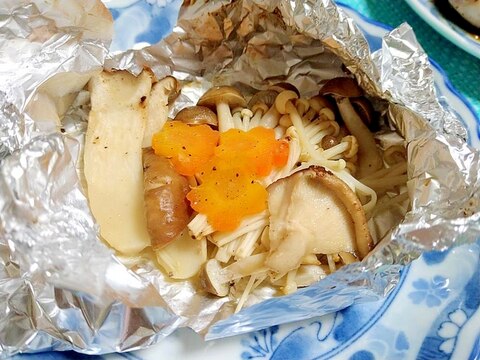 バター香る~きのこのホイル焼き